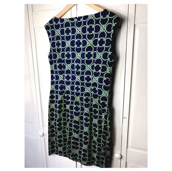 TALBOTS NAVY SHEATH DRESS 0578 - Picture 4 of 4